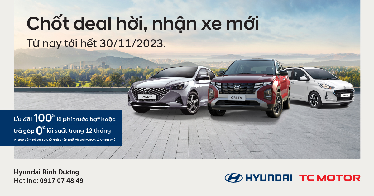 [Ưu đãi cuối năm] - Chốt deal hời, nhận xe mới