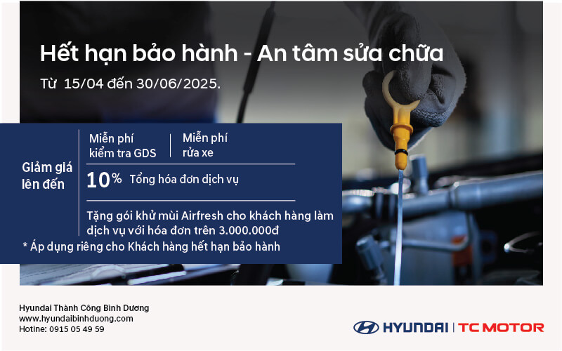 Ưu đãi hết hạn bảo hành